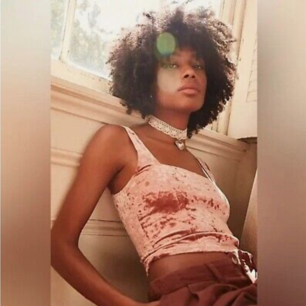 free people intimately CRUSH AWAY VELVET TANK